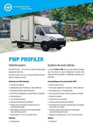 Ușă laterală PWP Profiler